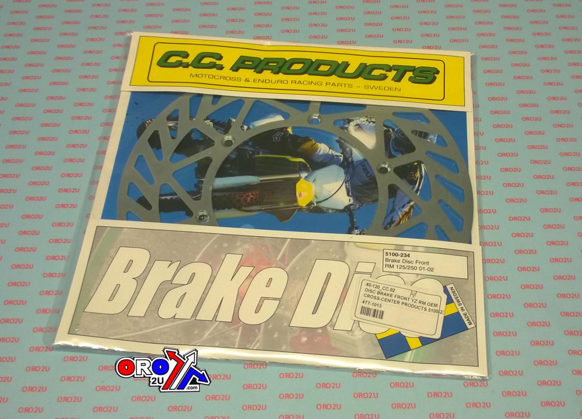 DISC BRAKE FRONT YZ RM OEM CROSS-CENTER PRODUCTS 5100-234 SUZUKI 01-02 OEM LOOK