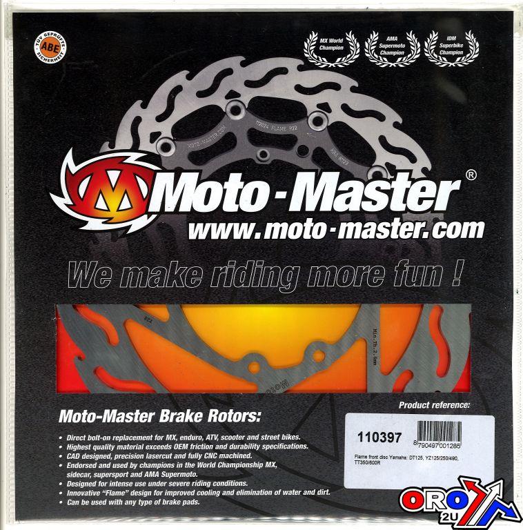 DISC BRAKE FRONT YAMAHA DT125 84-07, TTR225/230 86-13, TT600 84-92, MOTO-MASTER