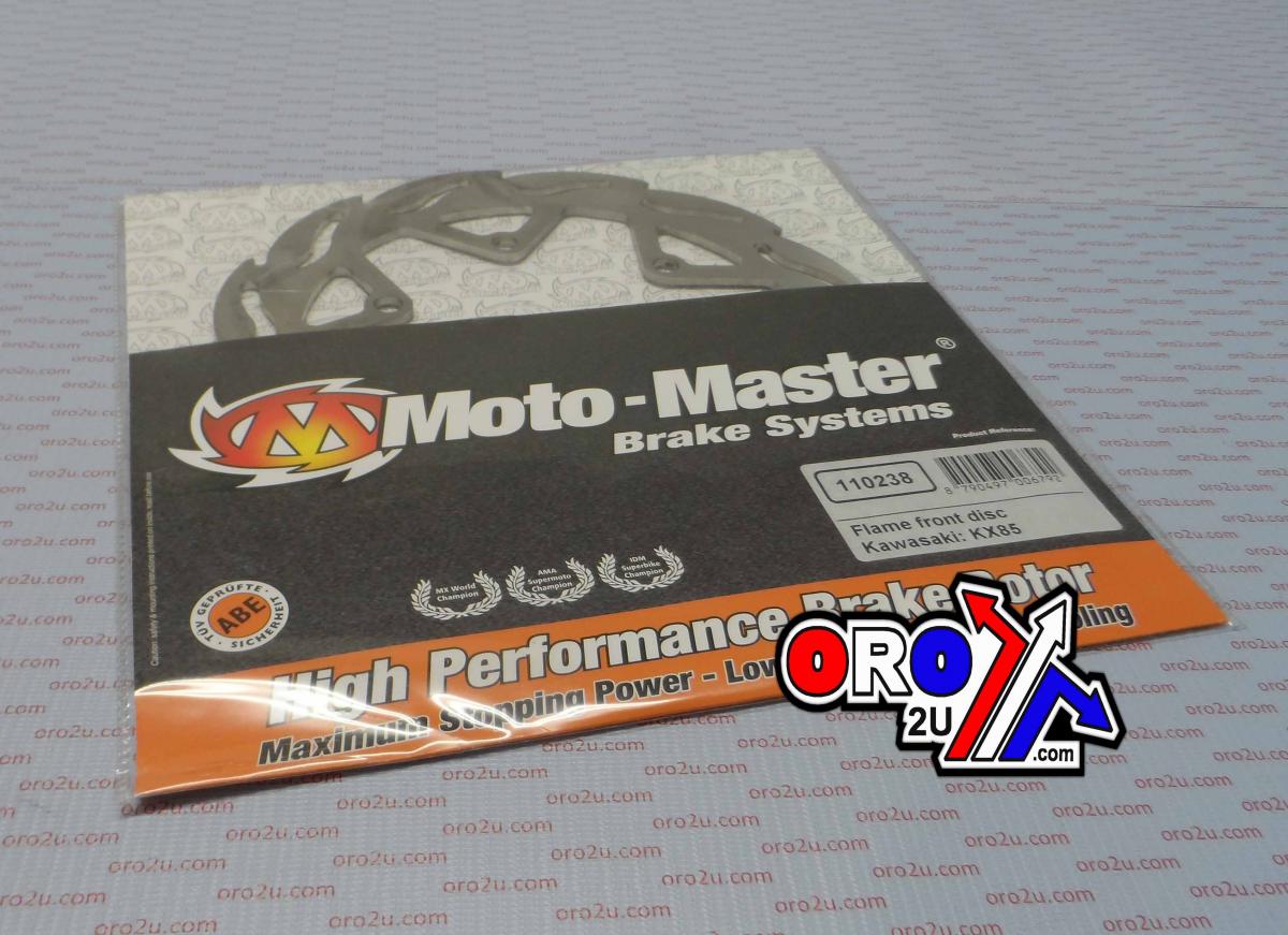 DISC BRAKE FRONT KAWASAKI KX85 01-23 FLAME, MOTO-MASTER 110238