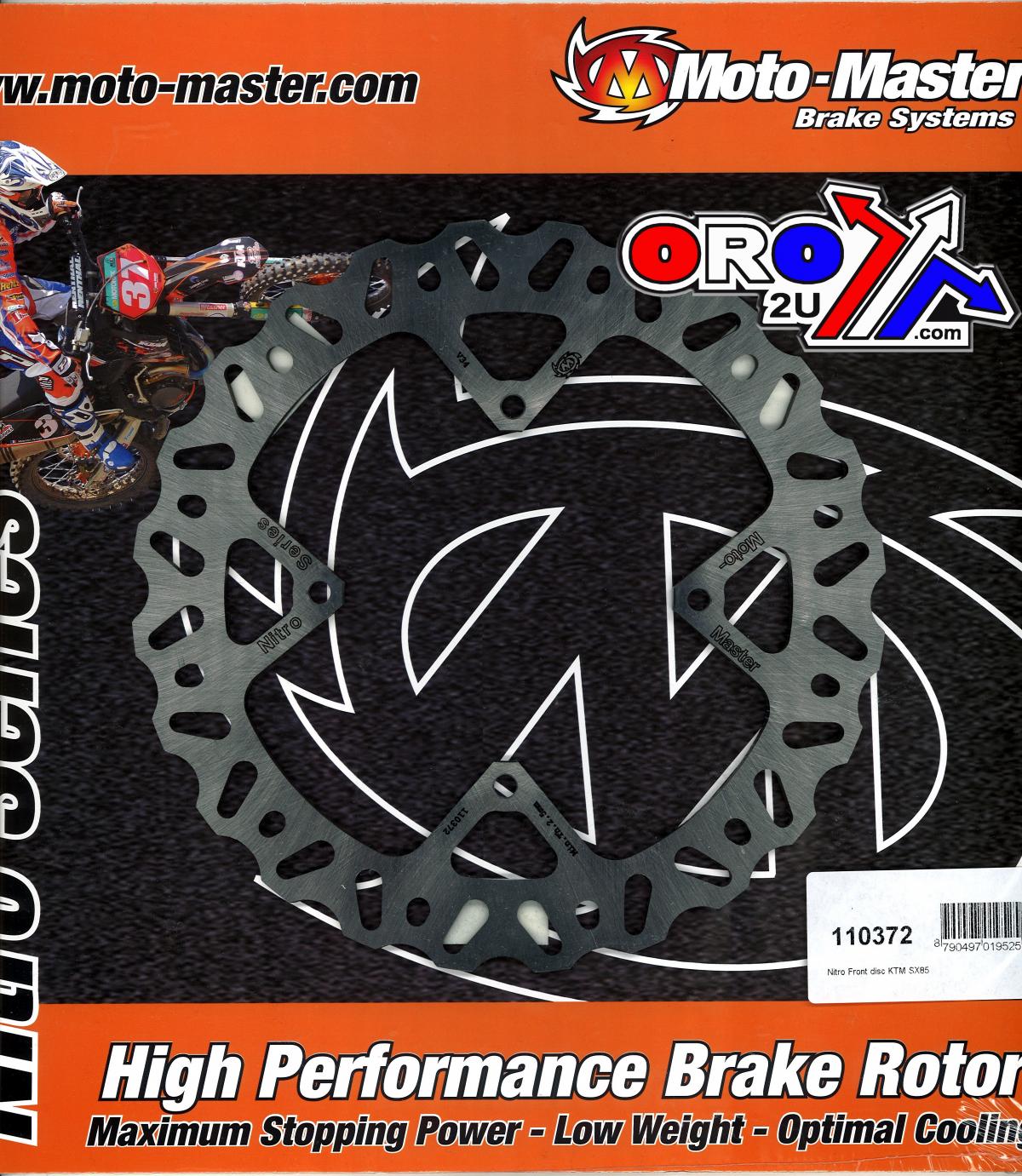 DISC BRAKE FRONT KTM SX85 03-14, SX105 07-11,, MOTO-MASTER 110372, MD6258C