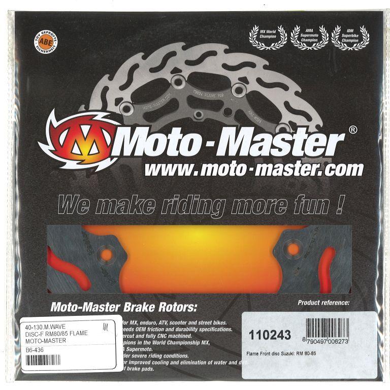 DISC BRAKE FRONT SUZUKI RM80/85 90-04 FLAME, MOTO-MASTER 110243