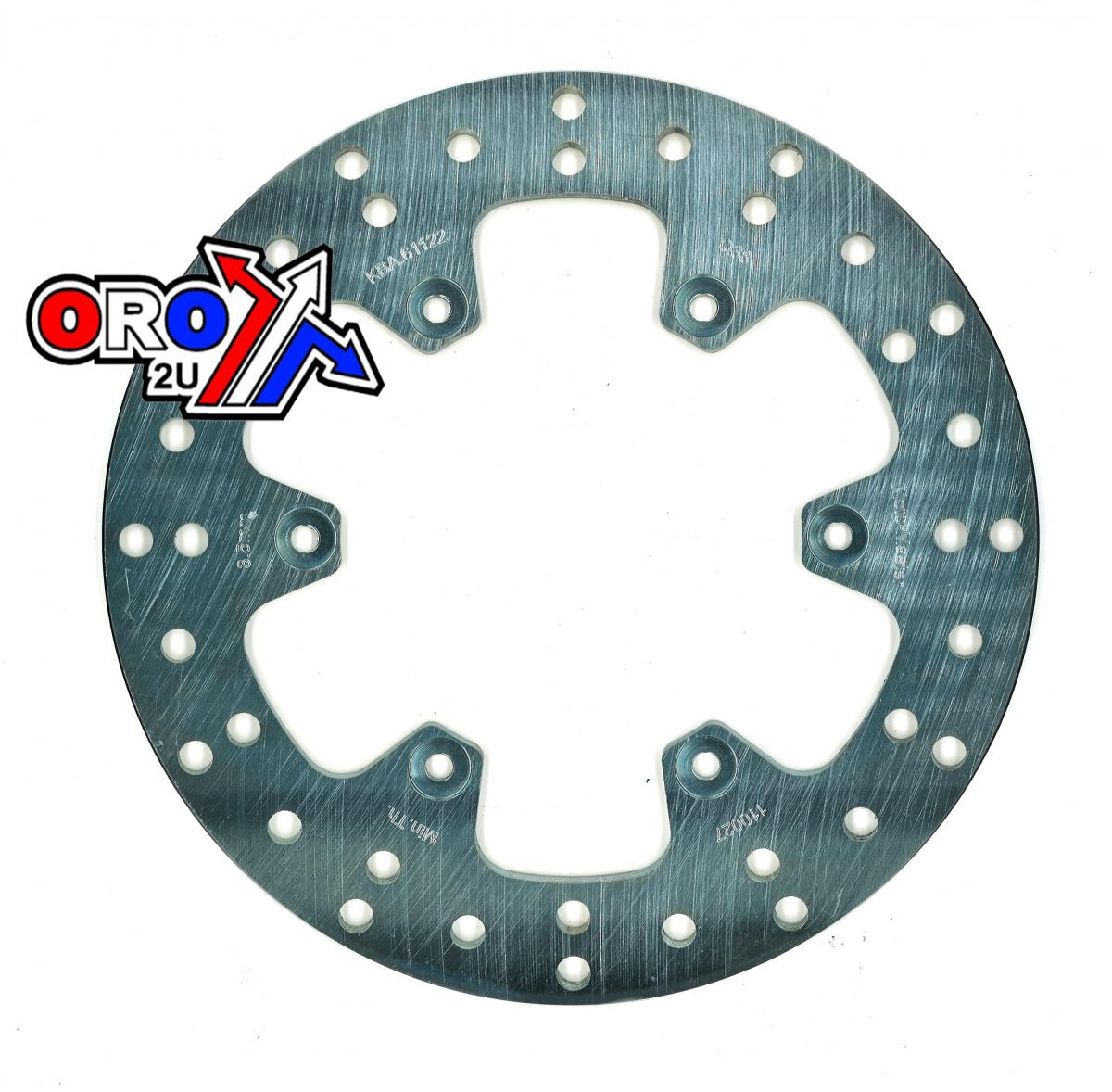 DISC BRAKE REAR GASGAS 250 98-08, EC300 99-09, EC450 03-08, ROUND MOTO-MASTER