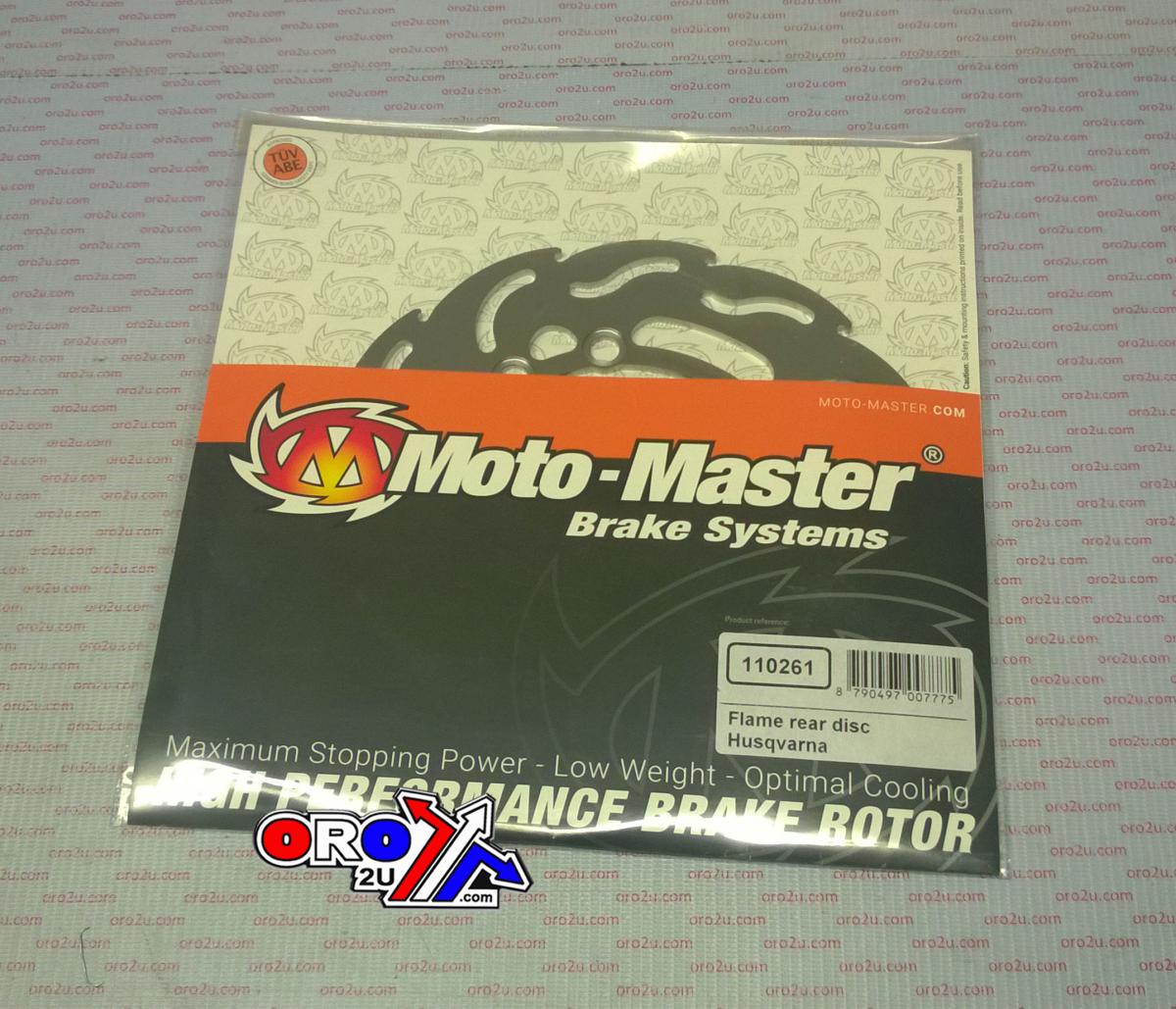 DISC BRAKE REAR HUSQVARNA 125-610 90-00, MOTO-MASTER FLAME