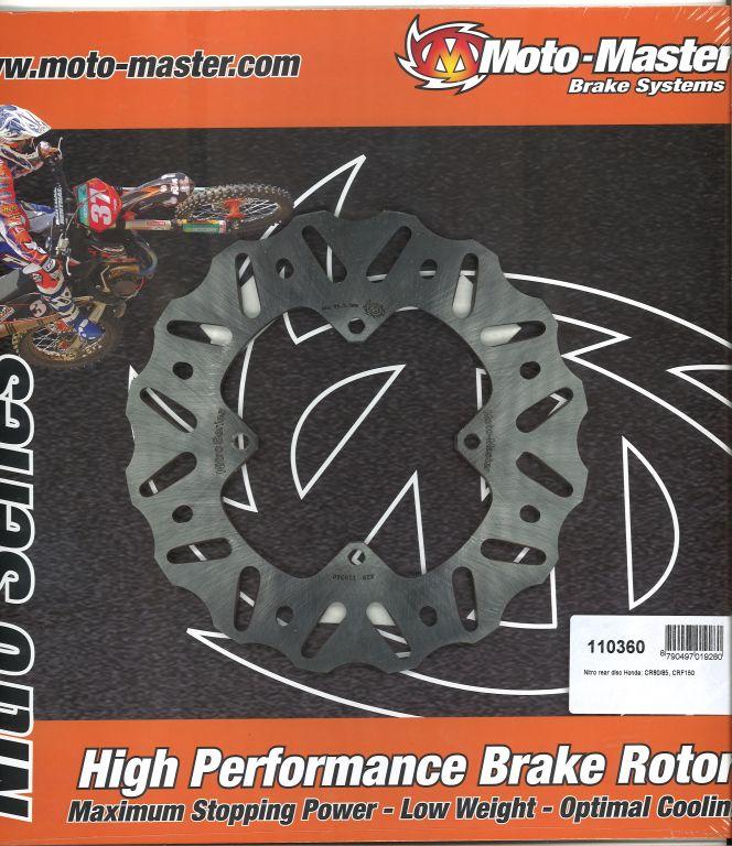 DISC BRAKE REAR HONDA CR80/85 92-07, CRF150R 07-23, MOTO-MASTER 110360