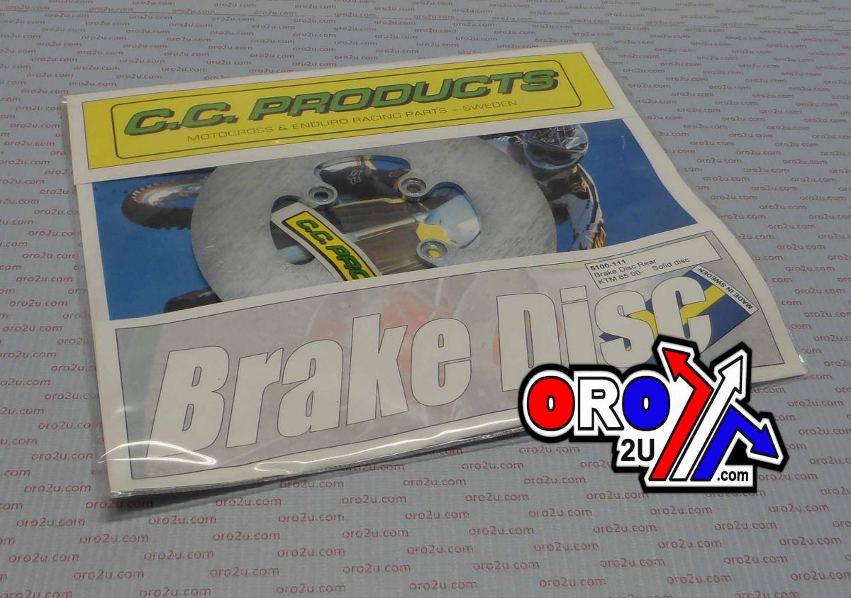 DISC BRAKE REAR KTM65 SOLID CC CROSS-CENTER PRODUCT 5100-111