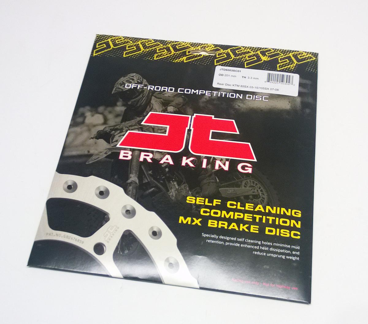 DISC BRAKE REAR KTM SX85 11-16, FREERIDE 250R 14-18 JT, JTD6003SC01,