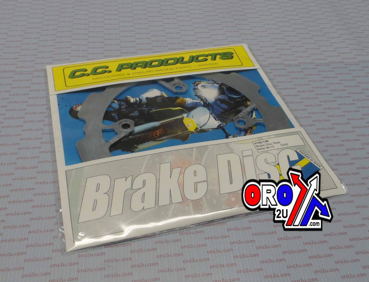 DISC BRAKE REAR BETA RR 06-12 SOLID, CROSS-CENTER PRODUCT 5100-149