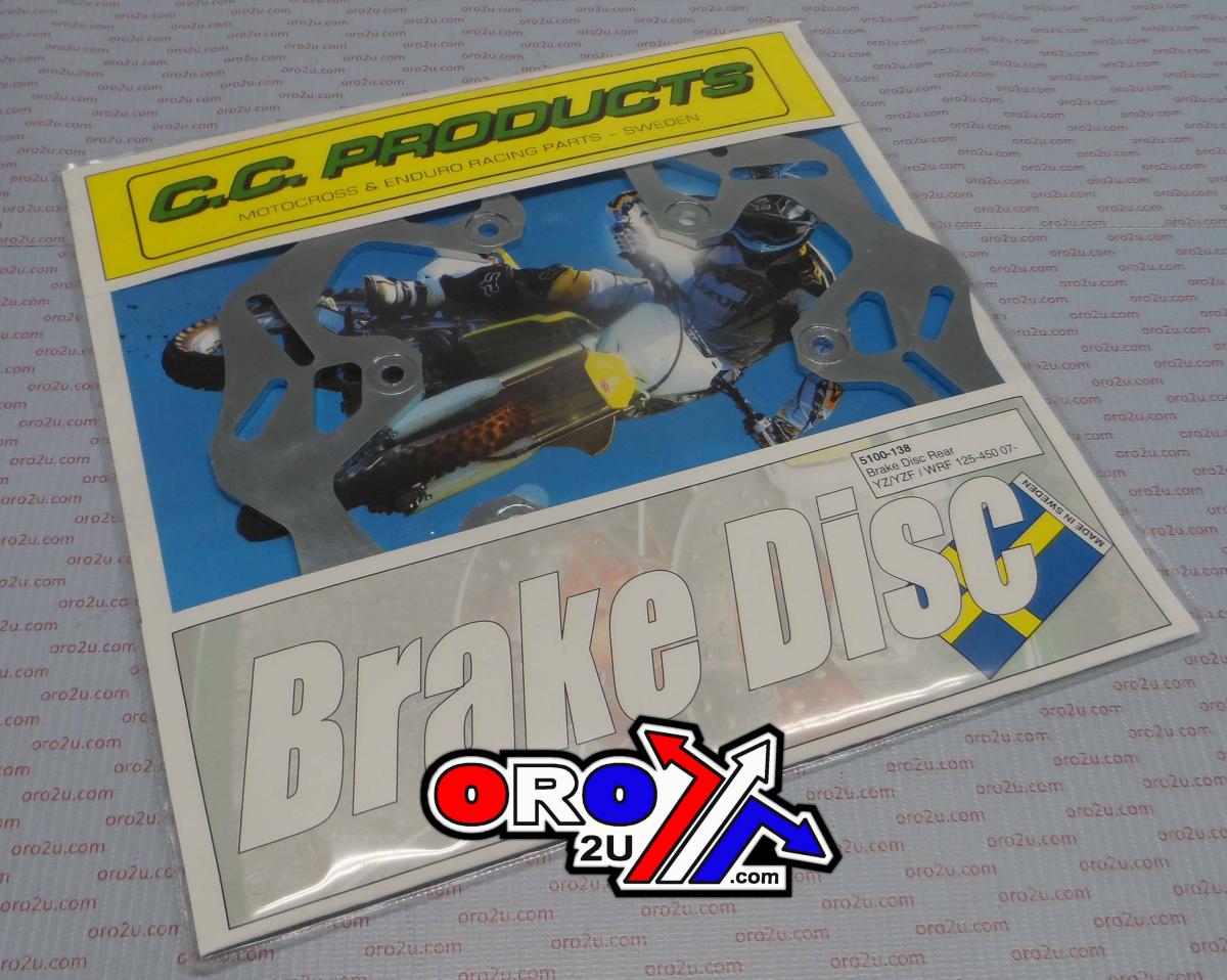 DISC BRAKE REAR YAMAHA YZ125/250 02-22, YZ250F 02-20, WR250F 02-23, CROSS-CENTER