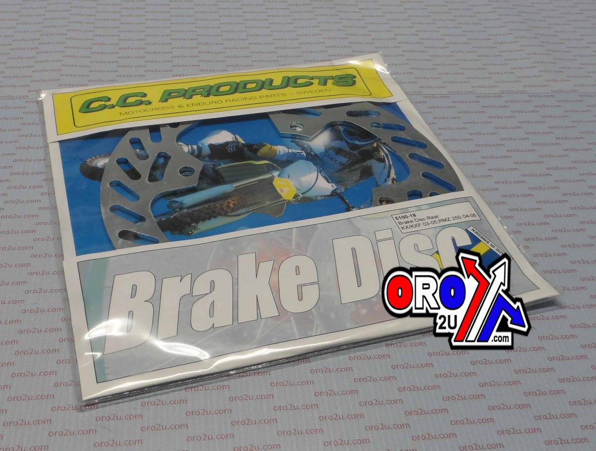 DISC BRAKE REAR KX125/250 03-08 KX-F250 04-23, KX-F450 06-23, CROSS-CENTER