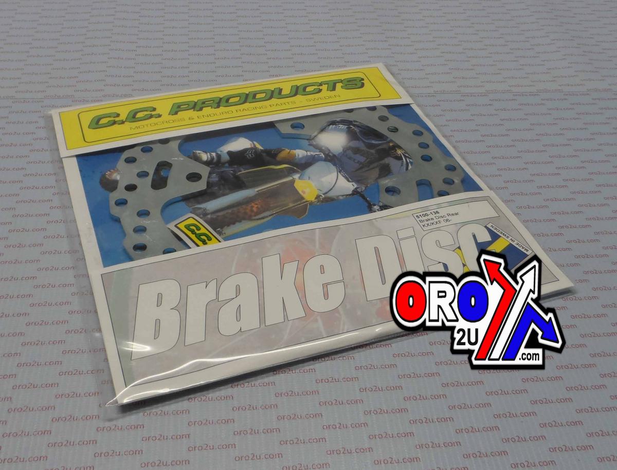 DISC BRAKE REAR KX125/250 03-08 KX-F250 04-23, KX-F450 06-23 CROSS-CENTER