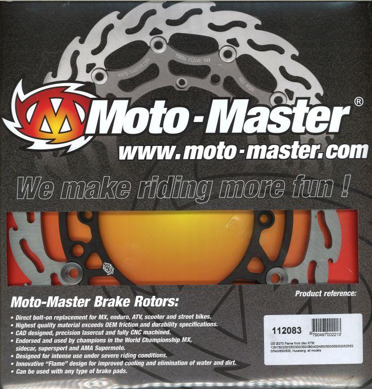 270mm O/S FRONT DISC KTM/HUSABERG 2000> MOTO-MASTER 112083