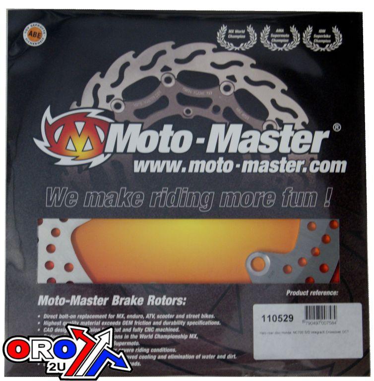 DISC BRAKE REAR HALO, MOTO-MASTER 110529 HONDA NC700/750S/X 12-18