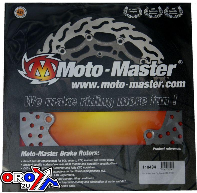 DISC BRAKE REAR, MOTO-MASTER 110494 HONDA ST1300 PAN EUROPEAN 02-13