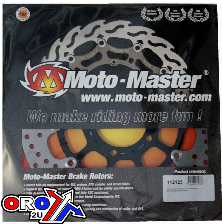 DISC BRAKE FRONT, MOTO-MASTER 112125 KAWASAKI ZX-6R NINJA 13-19, ZZR1400