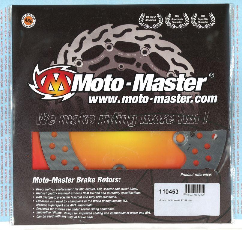 DISC BRAKE REAR, MOTO-MASTER KAWASAKI ZX-12R 00-06, ZX6R 95-97, ZR750 91-97