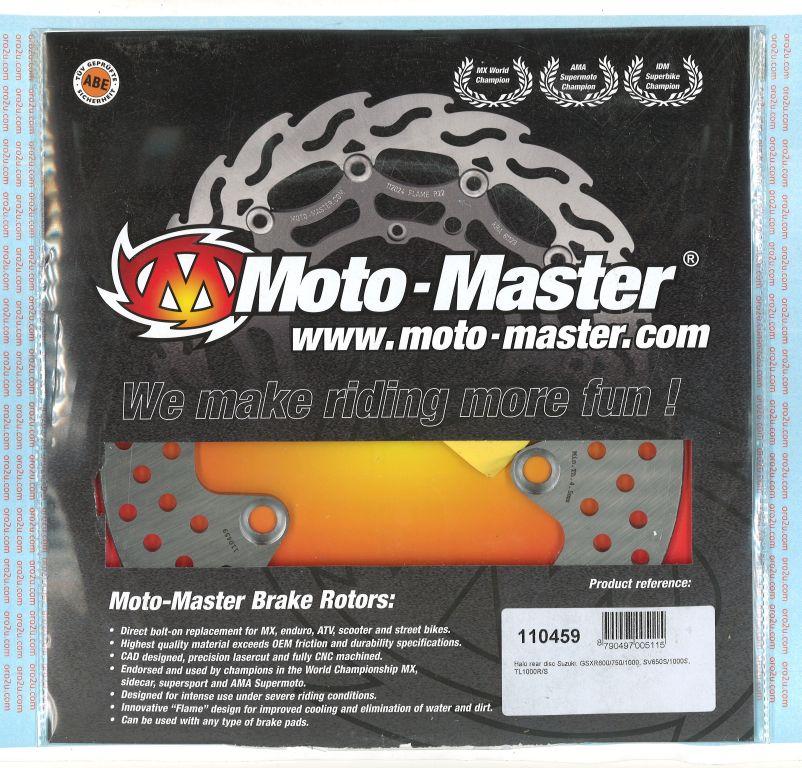 DISC BRAKE REAR MOTO-MASTER SUZUKI GSX-R 600 97-18, 750 96-18, 1000 01-16
