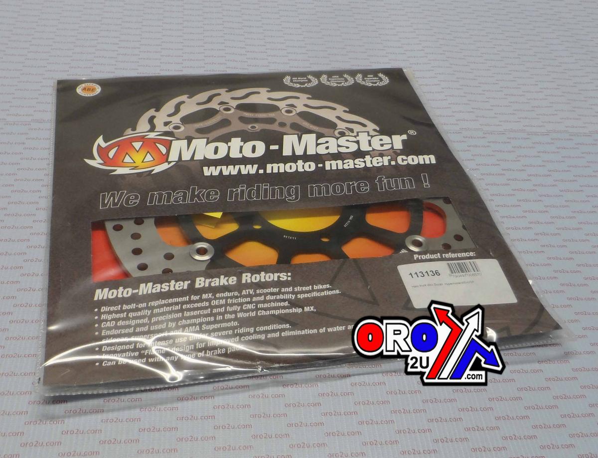 DISC BRAKE FRONT HALO MOTO-MASTER DUCATI HYPERMOTARD 796 10-12, 1100 08-12