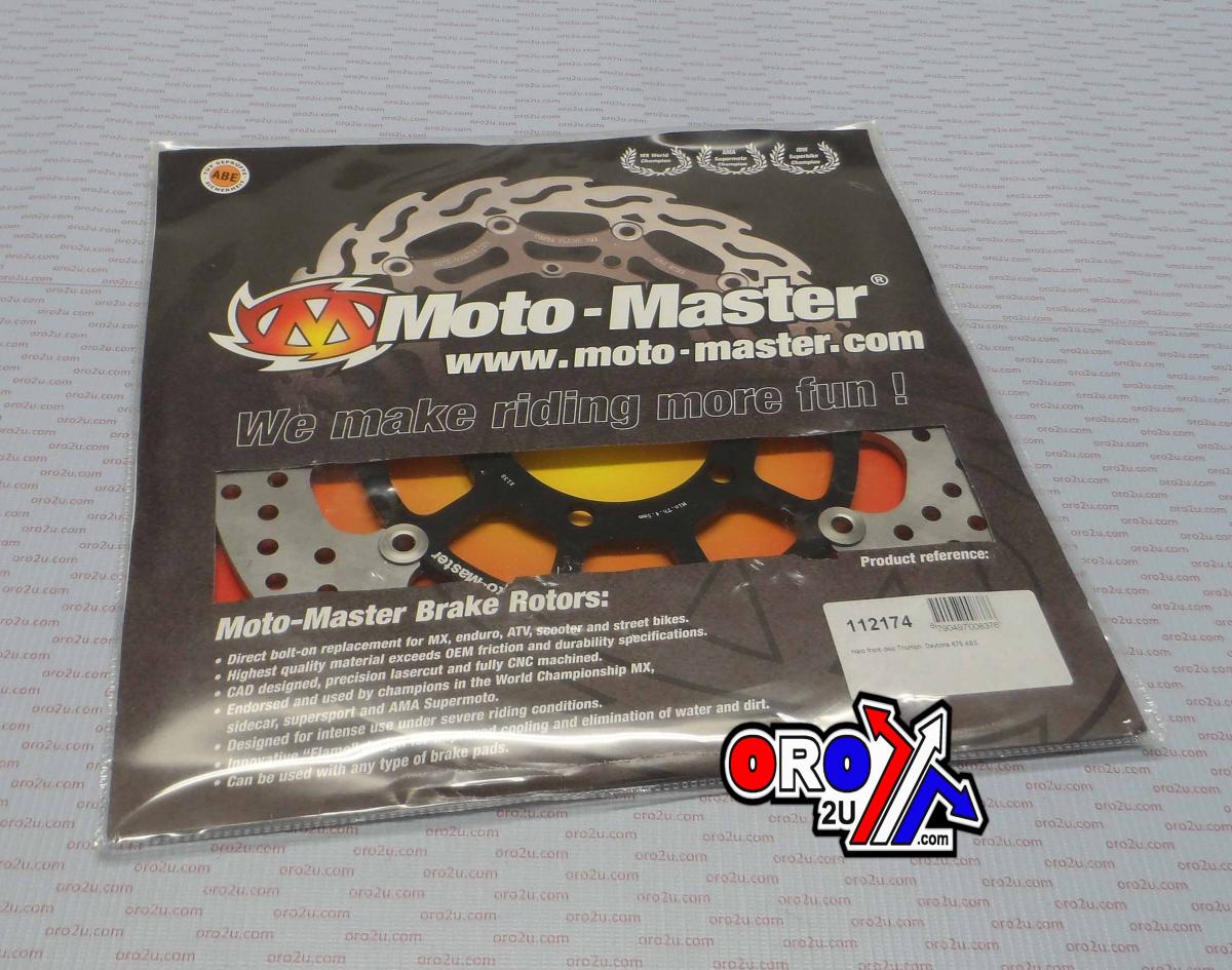 DISC BRAKE FRONT HALO MOTO-MASTER TRIUMPH DAYTONA 675 06-16 ABS