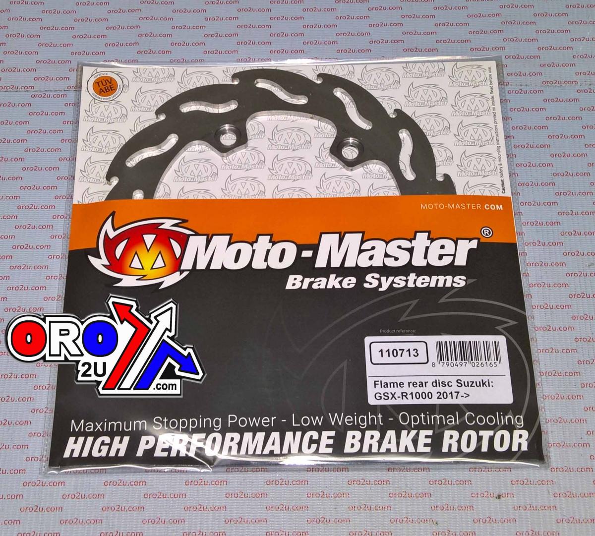 DISC BRAKE REAR FLAME, SUZUKI GSX-R 1000 17-24
