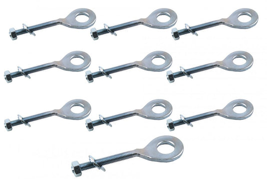 10 CHAIN PULLS 12mm HOLE, 6mm THREAD