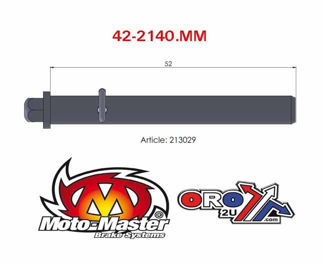 BRAKE PAD PIN REAR KAWASAKI ZX6R 95-12, ER-6 06>, KLE650 06>, ZX9R 94-03