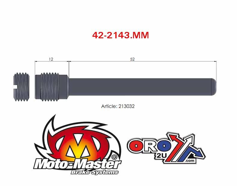 BRAKE PAD PIN REAR HONDA CR80/85 92-07, CBR600F 99-06, VTR1000, CBR900 92-03