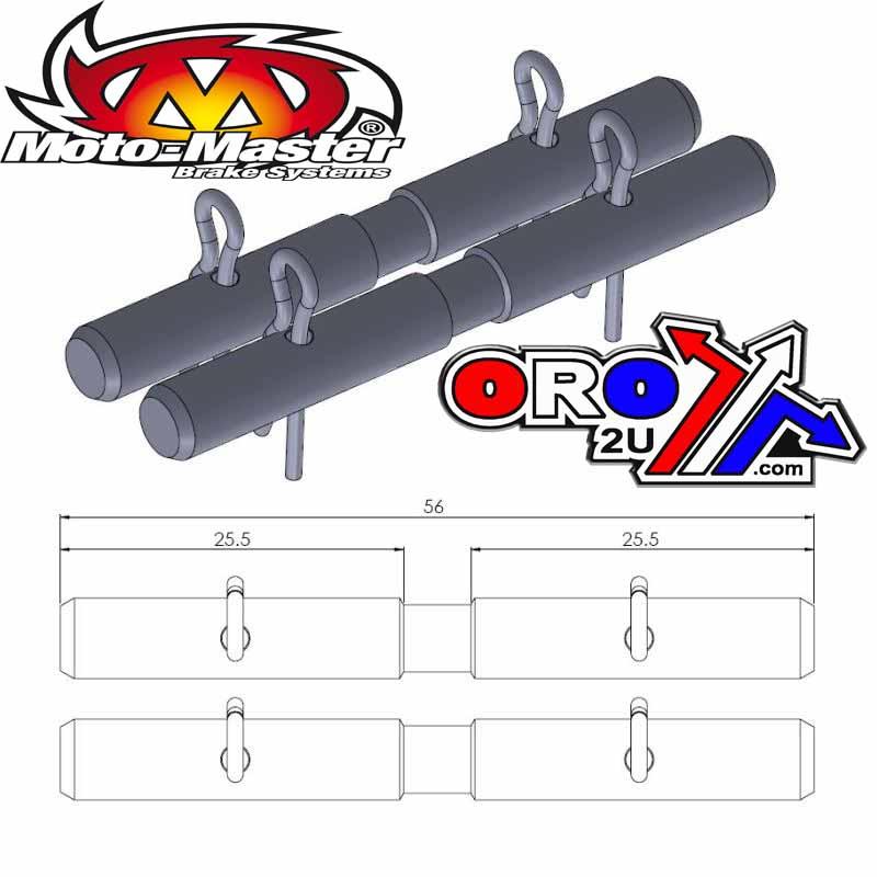 BRAKE PAD PIN REAR YAMAHA FZ1 01-05, R1 98-01, XJR1300 02-09, R7 99