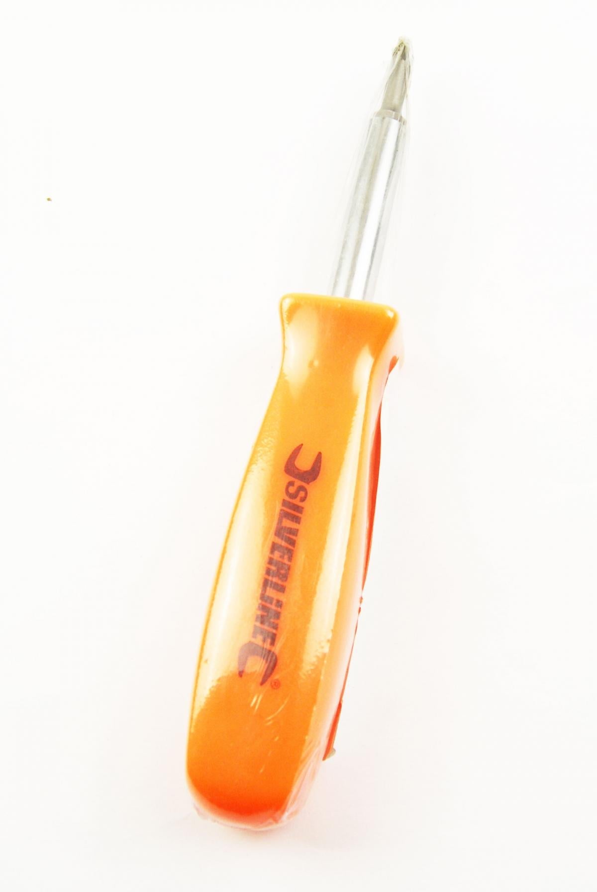 4-IN-1 SCREWDRIVER Features four end bits Pozi No.1 & No.2, 5mm & 7mm slotted.