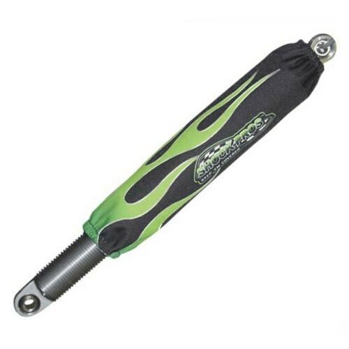 GREEN FLAME FRONT SHOCK COVER SET