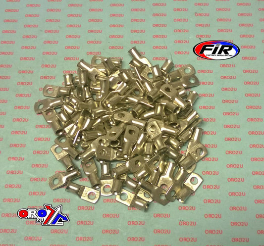 6MM PACK OF 100 ELECTRICAL TERMINALS, COPPER TUBE TERM 25mm