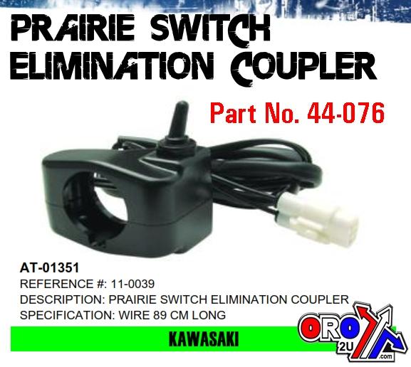 4WD SWITCH KIT KAWASAKI Prairie 2000+