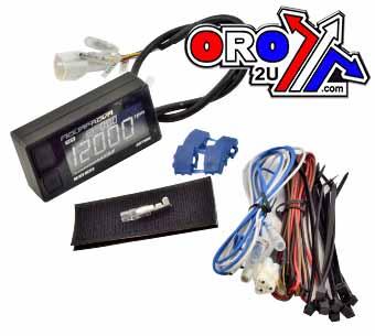 DIGITAL TACHOMETER GAUGE, FITS 2 & 4 STROKE, indicates up to 19,990 RPM