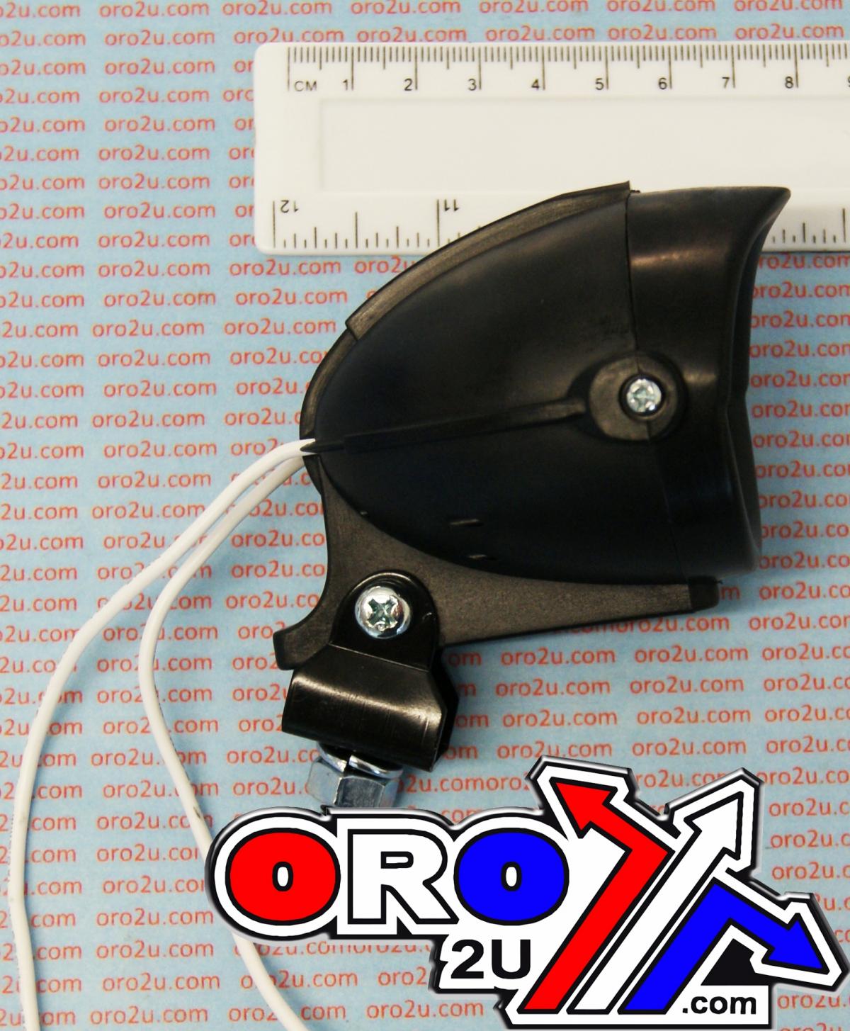 UNIVERSAL HALOGEN SPOT LIGHT 12v50w, SINGLE BOLT MOUNT (BLACK)