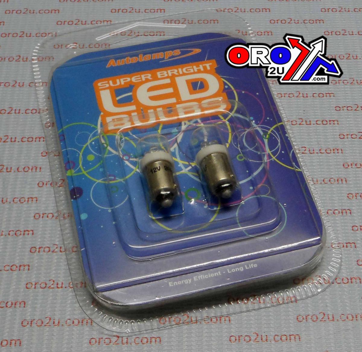 LED BULB 12V WHITE BA9S, MINI INDICATOR BULBS