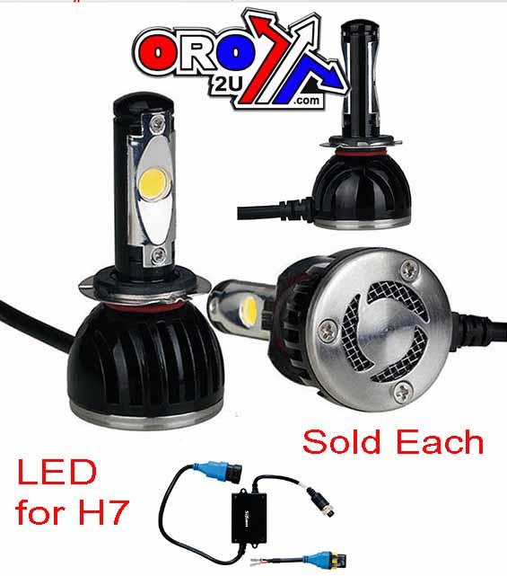 LED BULB H7 12v 24W 2200 Lumens
