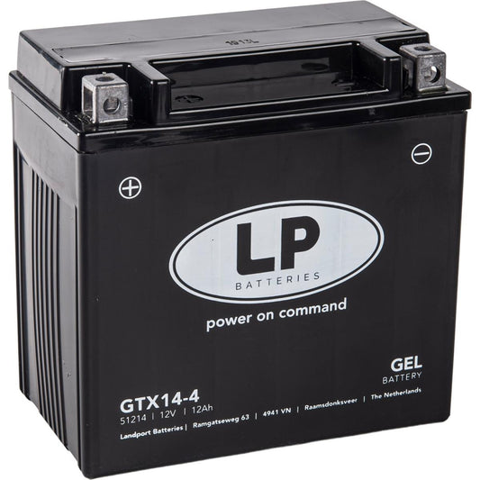 BATTERY LTX14-4 12V GEL, MG LTX14-4, MG GTX14-BS, (SAME AS YTX14-BS)