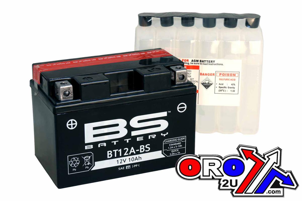BATTERY YT12A-BS, BS Maintenance Free BT12A-BS, BS-BT12A-BS
