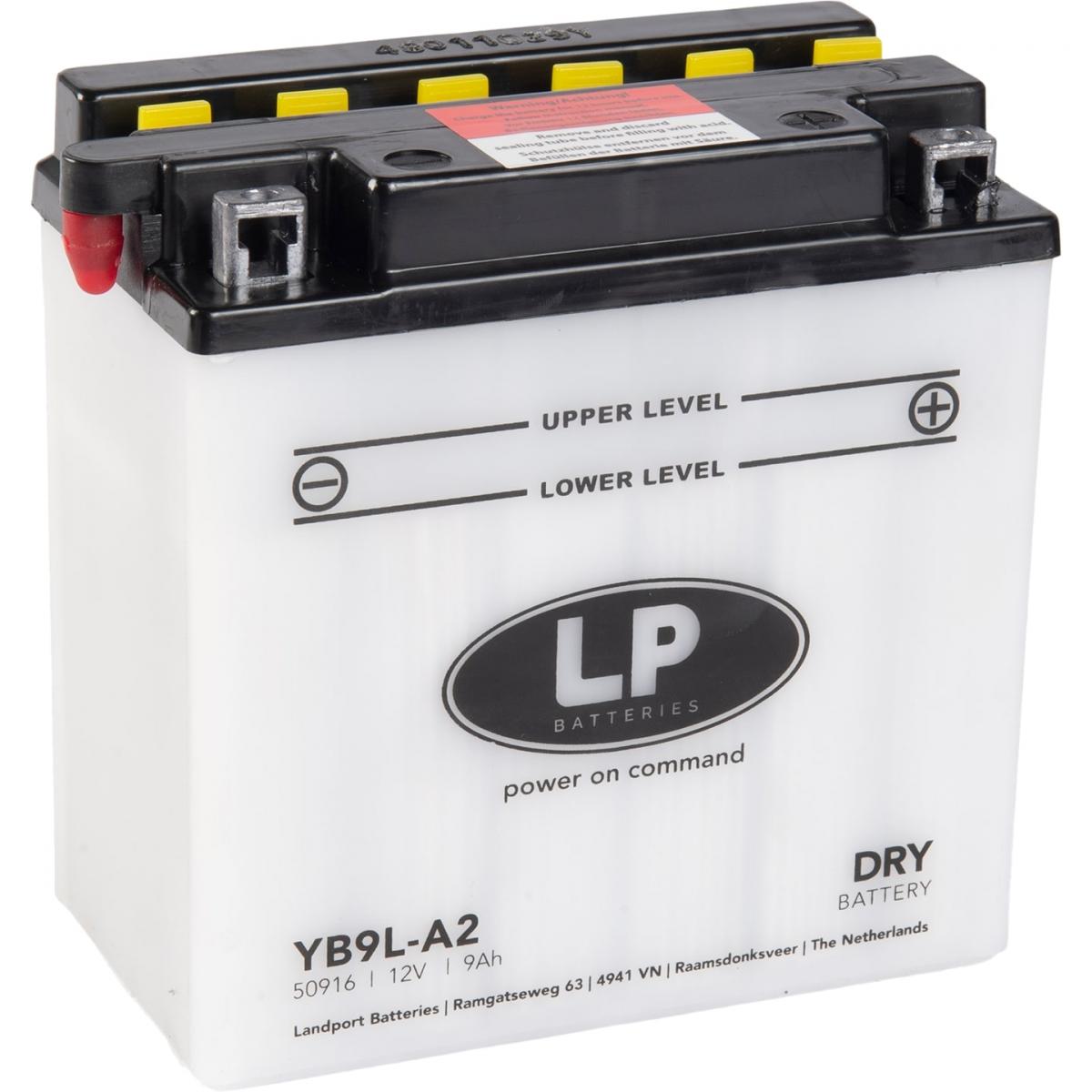 BATTERY YB9L-A2 12V 9Ah. LANDPROT 50916