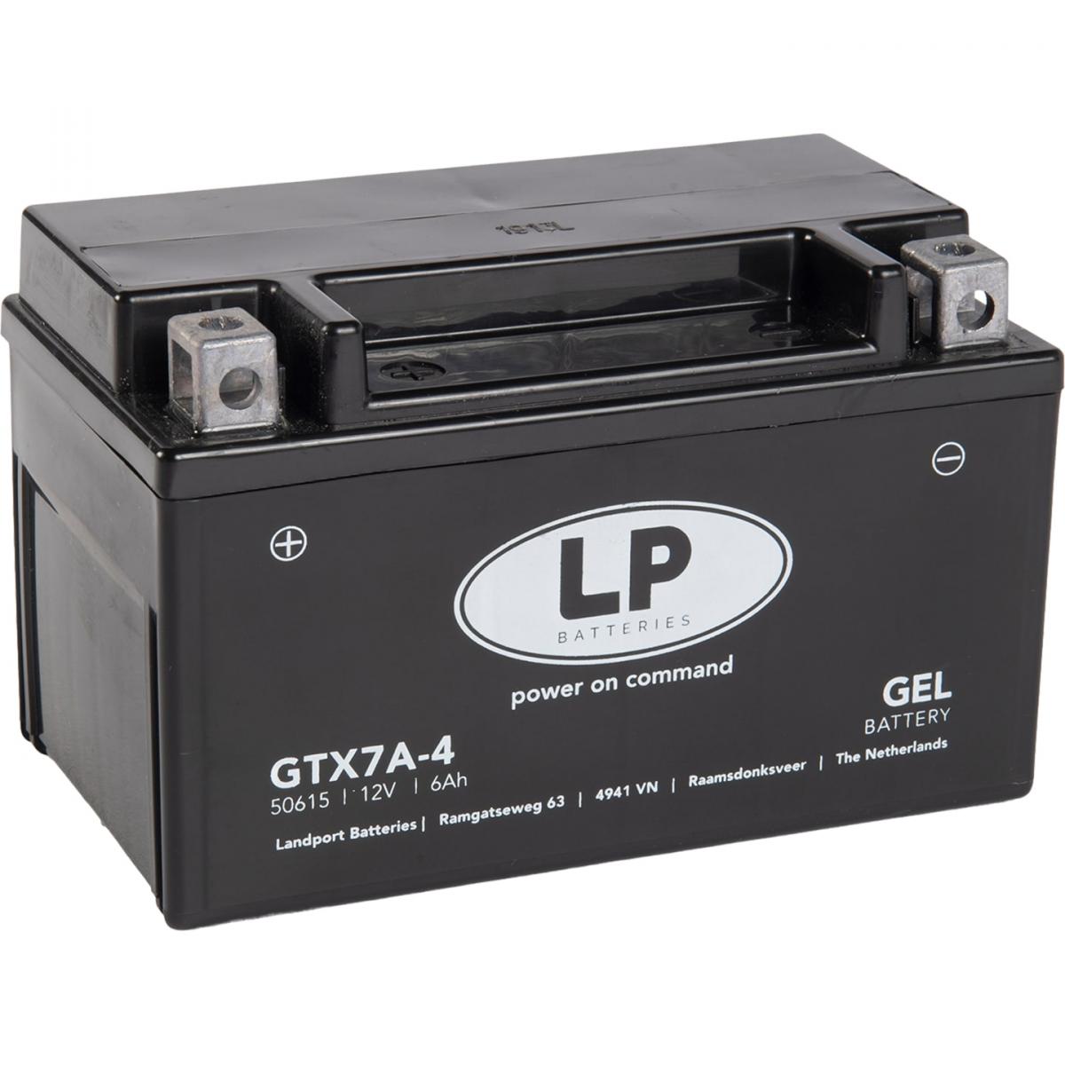 BATTERY LTX7A-4 (GTX7A-BS) 12V 6Ah. GEL, GTX7A-BS
