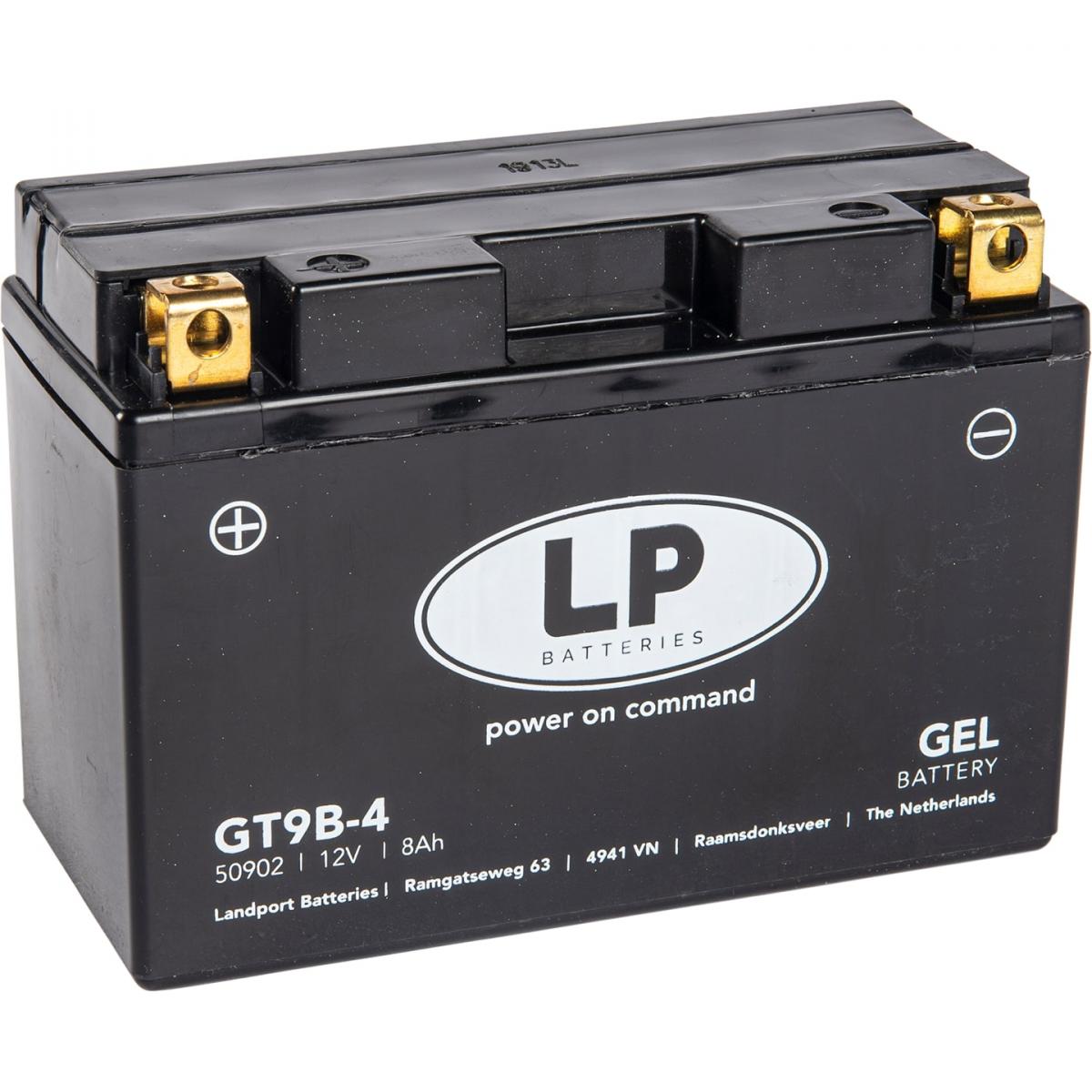 BATTERY LT9B-4 12V 8Ah. GEL, GT9B-4, SAME AS YT9B-4, YT9B-BS