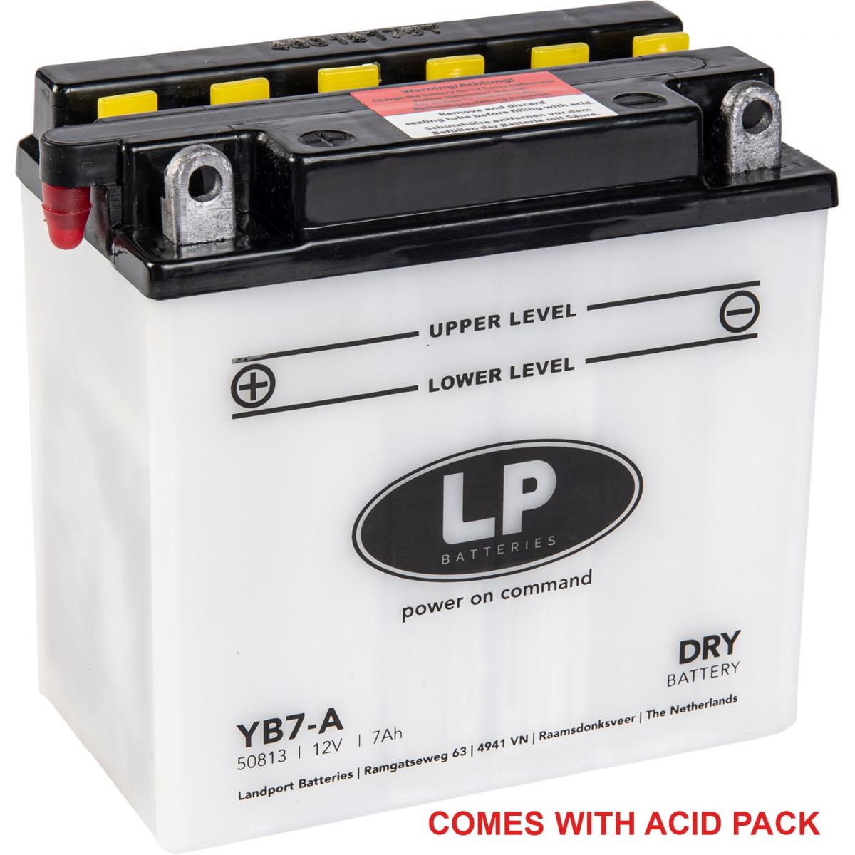 BATTERY LB7-A 12V 8HR., YB7-A