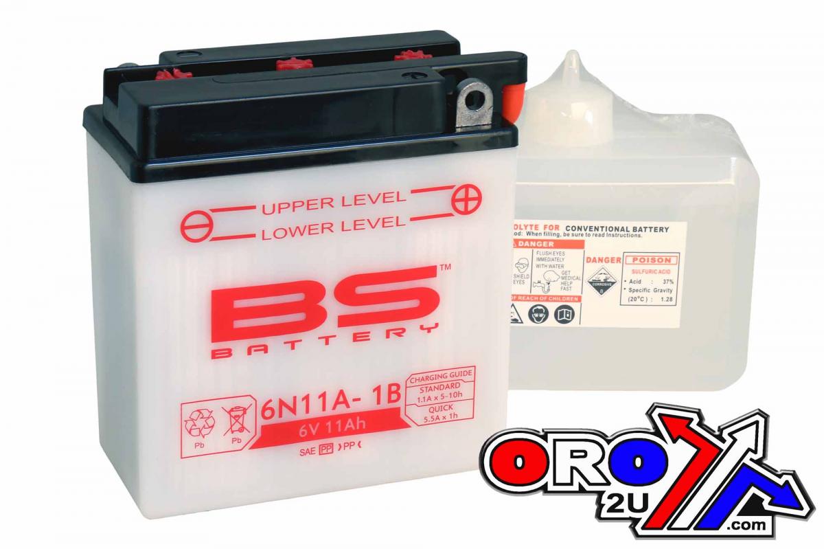 BATTERY 6N11A-1B 6V 11AH (SIZE. 122 x 62 x 131)