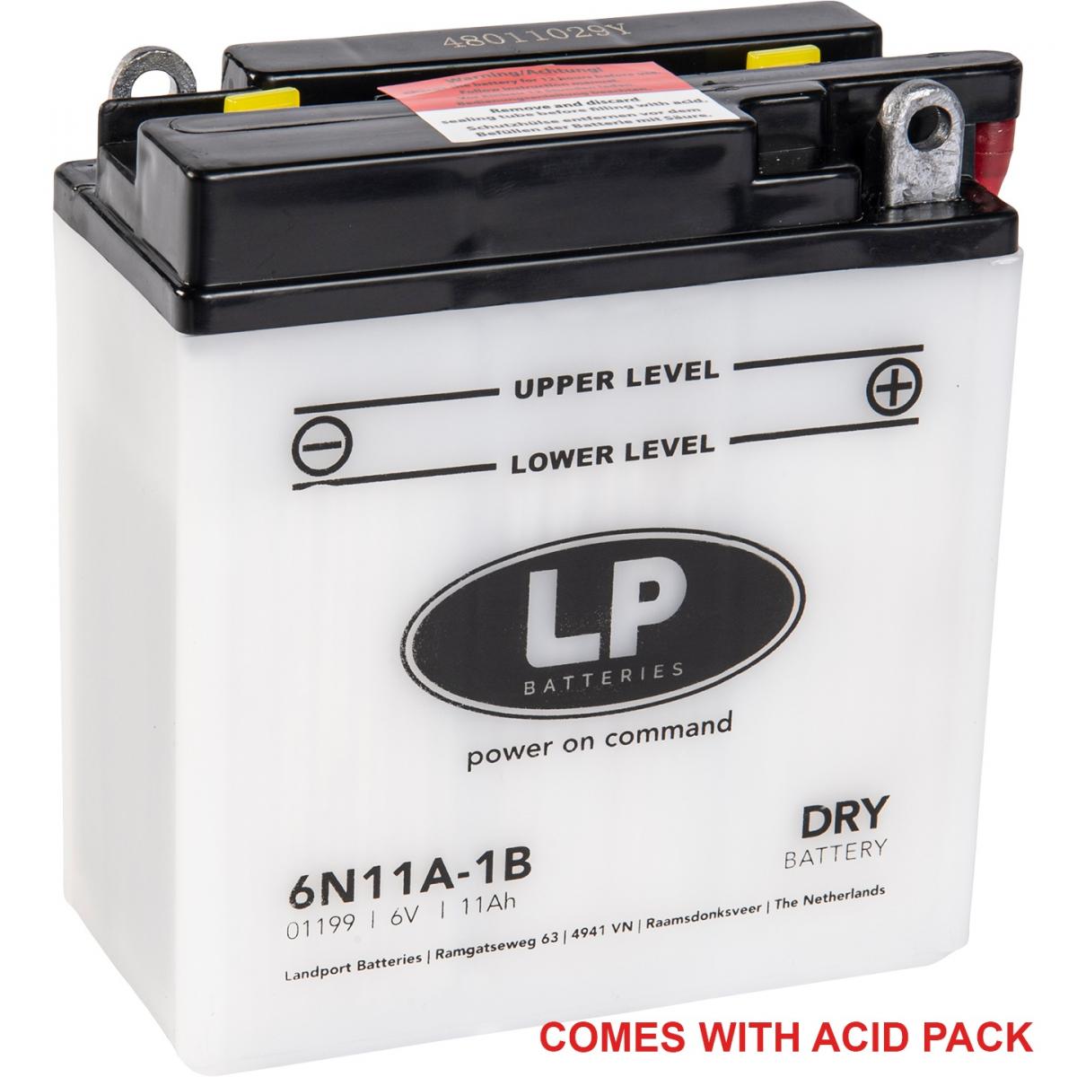 BATTERY 6N11A-1B 6V 11AH