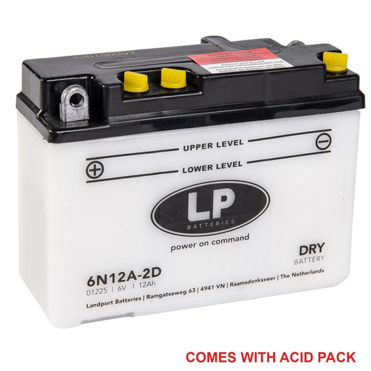 BATTERY 6N12A-2D 6V 12AH