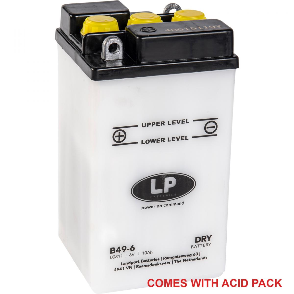 BATTERY B49-6 6V 8Ah