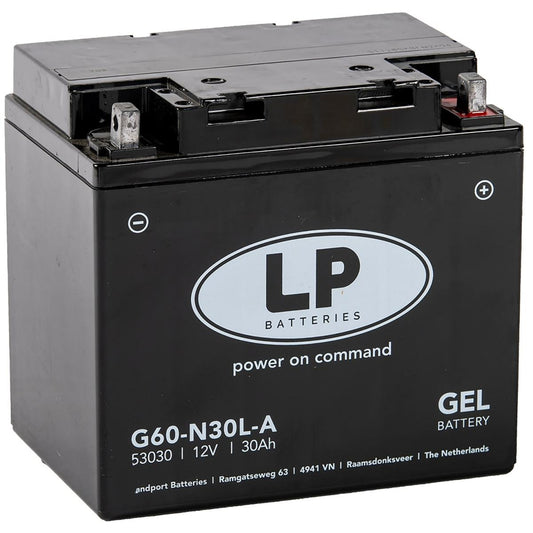 BATTERY G60N30L-A 12v 30AH 53030 G60-N30L-A, L60-N30L-A