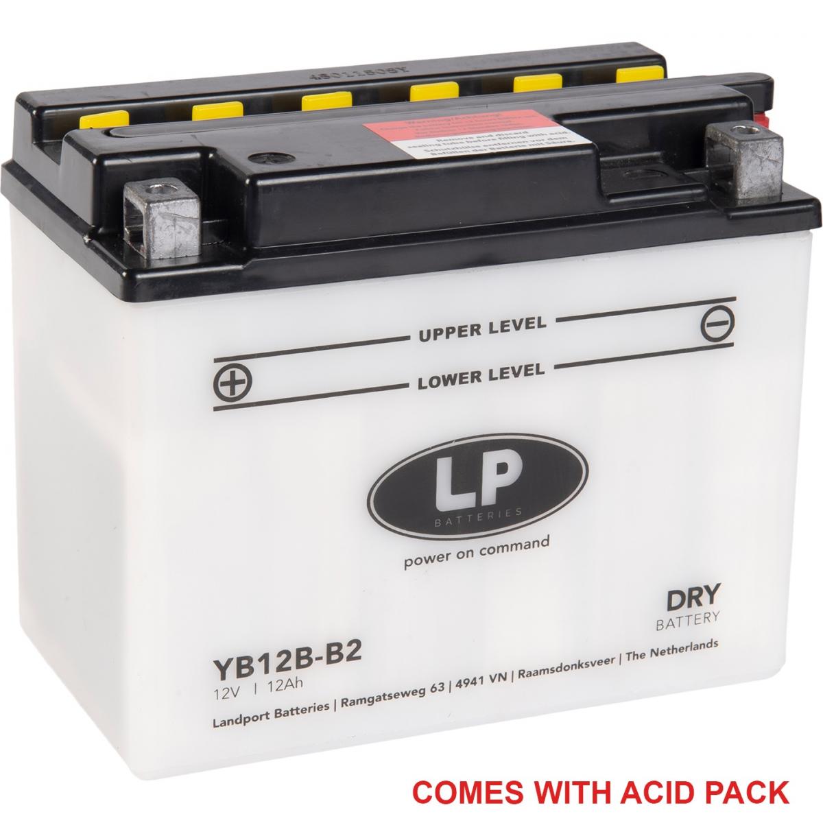 BATTERY YB12B-B2 12V 13Hh, YB12B-B2