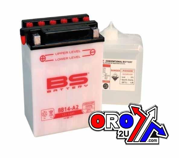 BATTERY YB14-A2 12V 14Ah. BB14-A2