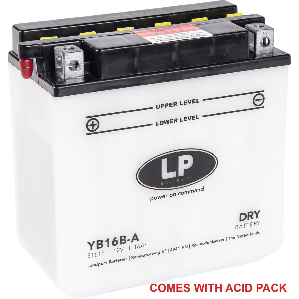 BATTERY YB16B-A 12V 16Ah