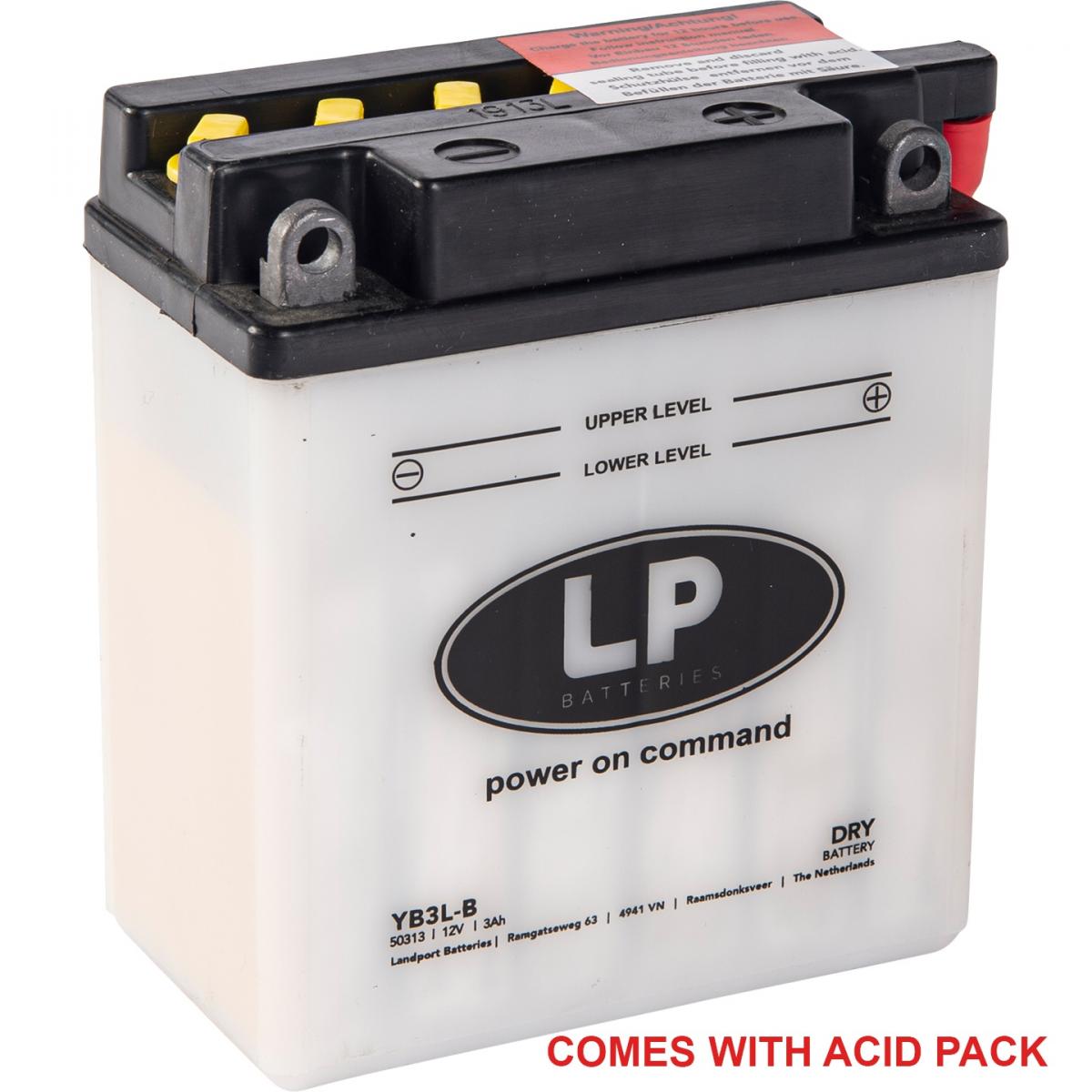 BATTERY YB3L-B 12V 3Ah